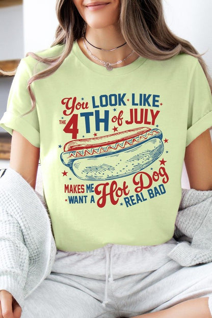 You Look Like The 4th of July T-Shirt SPRING GREEN