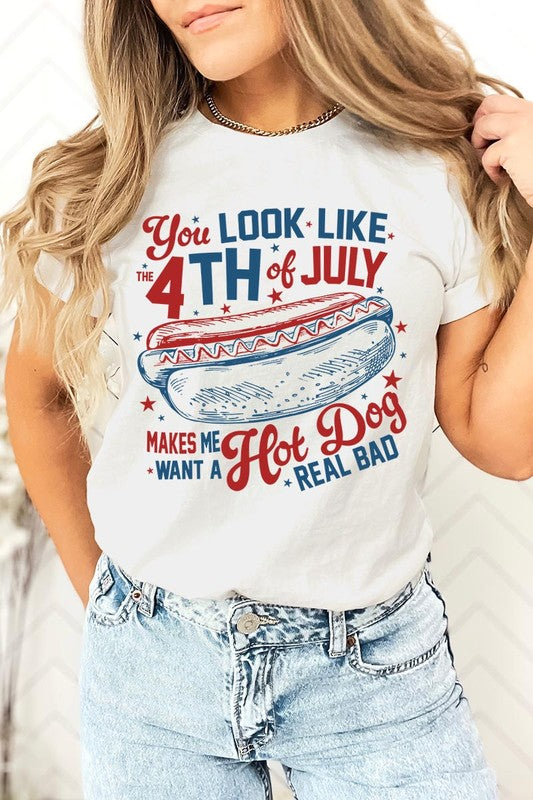 You Look Like The 4th of July T-Shirt VINTAGE WHITE