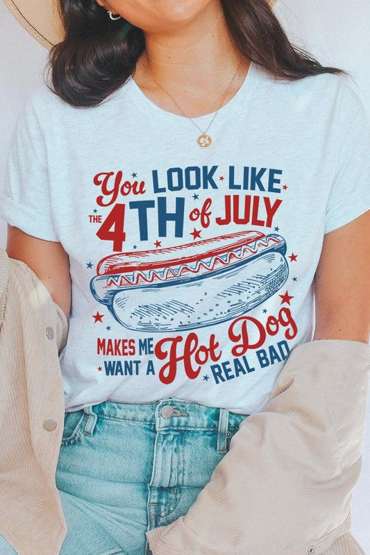 You Look Like The 4th of July T-Shirt ASH