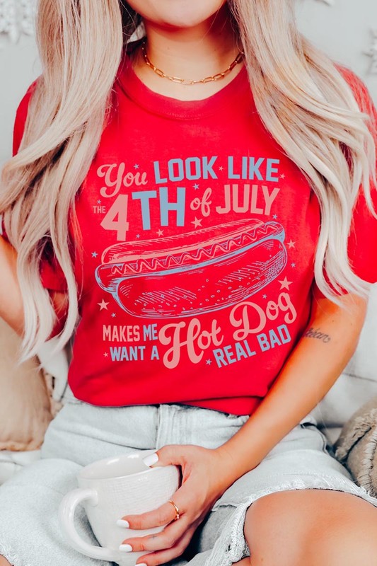 You Look Like The 4th of July T-Shirt RED