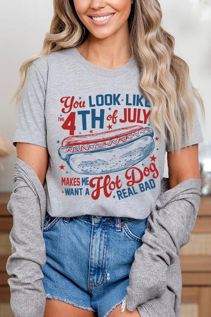 You Look Like The 4th of July T-Shirt ATHLETIC HEATHER