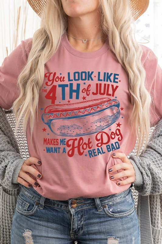 You Look Like The 4th of July T-Shirt MAUVE