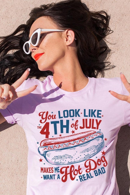 You Look Like The 4th of July T-Shirt LILAC