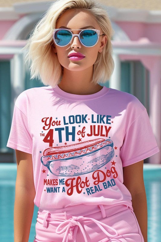 You Look Like The 4th of July T-Shirt PINK