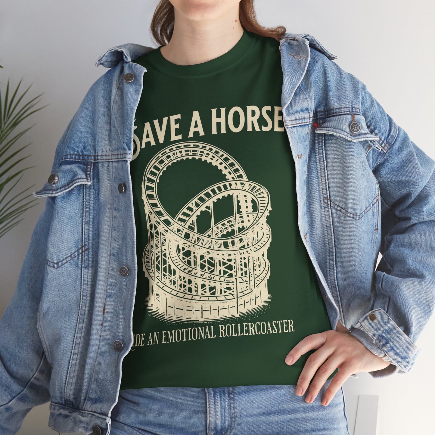 Save a Horse Ride an Emotional Rollercoaster T-shirt