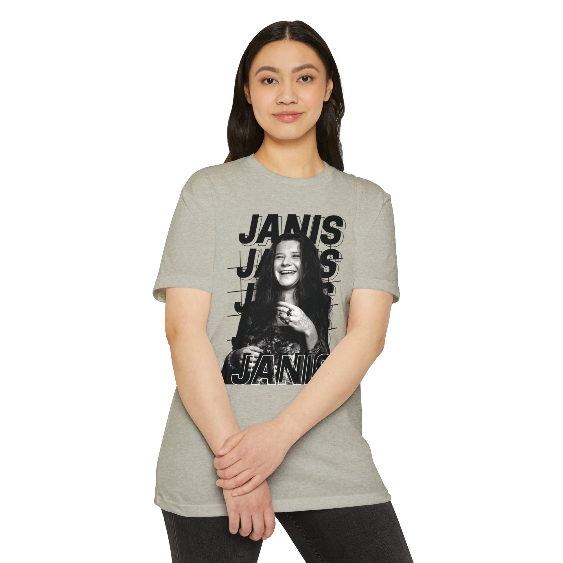Janis Joplin T-shirt CVC Silk