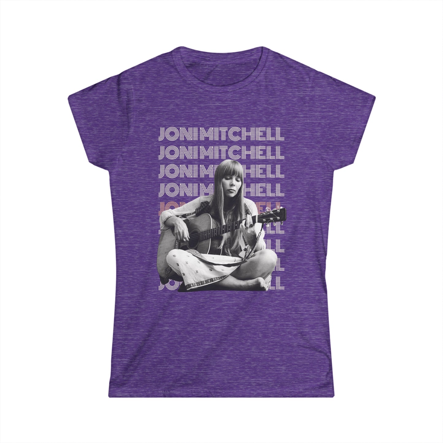 Joni Mitchell T-Shirt Heather Purple