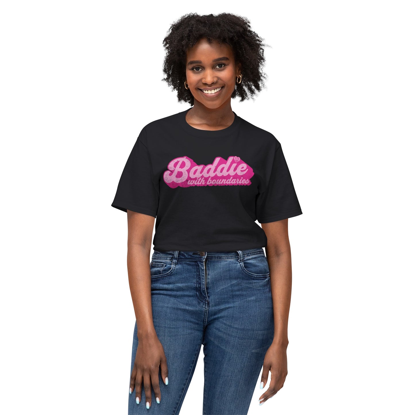 Baddie With Boundaries T-shirt Black