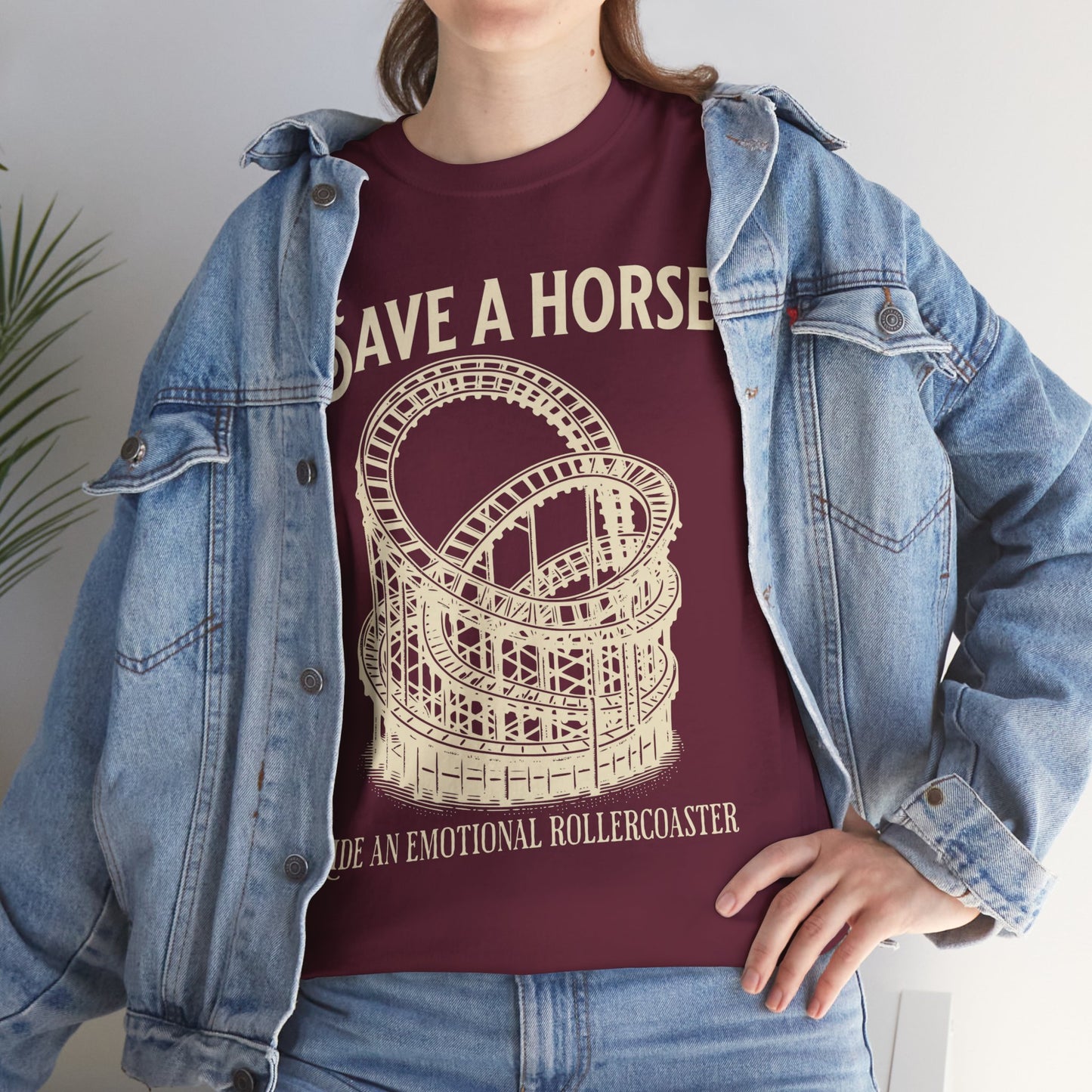 Save a Horse Ride an Emotional Rollercoaster T-shirt