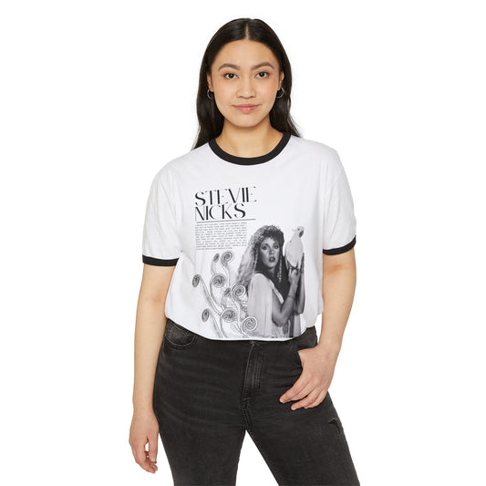 Stevie Nicks Retro Ringer T-Shirt