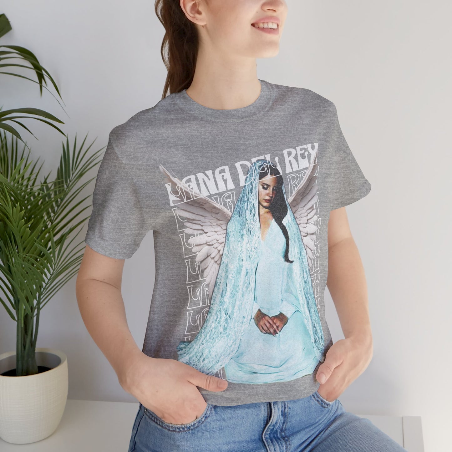 Lana Del Rey T-Shirt Athletic Heather