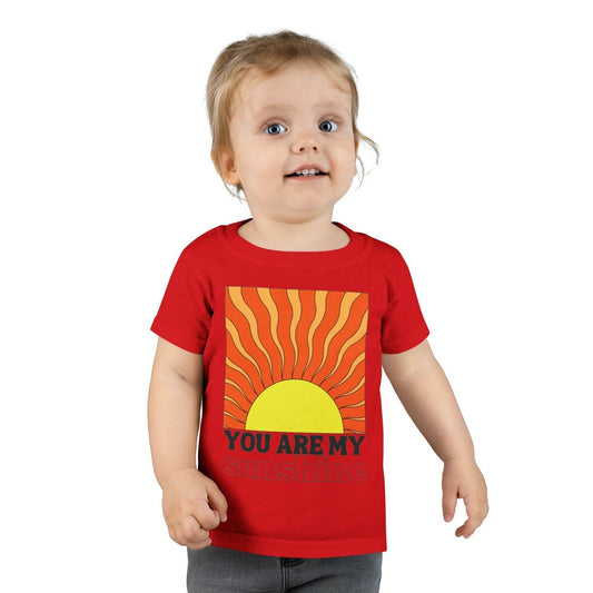 You are my Sunshine Toddler T-shirt Red 4T