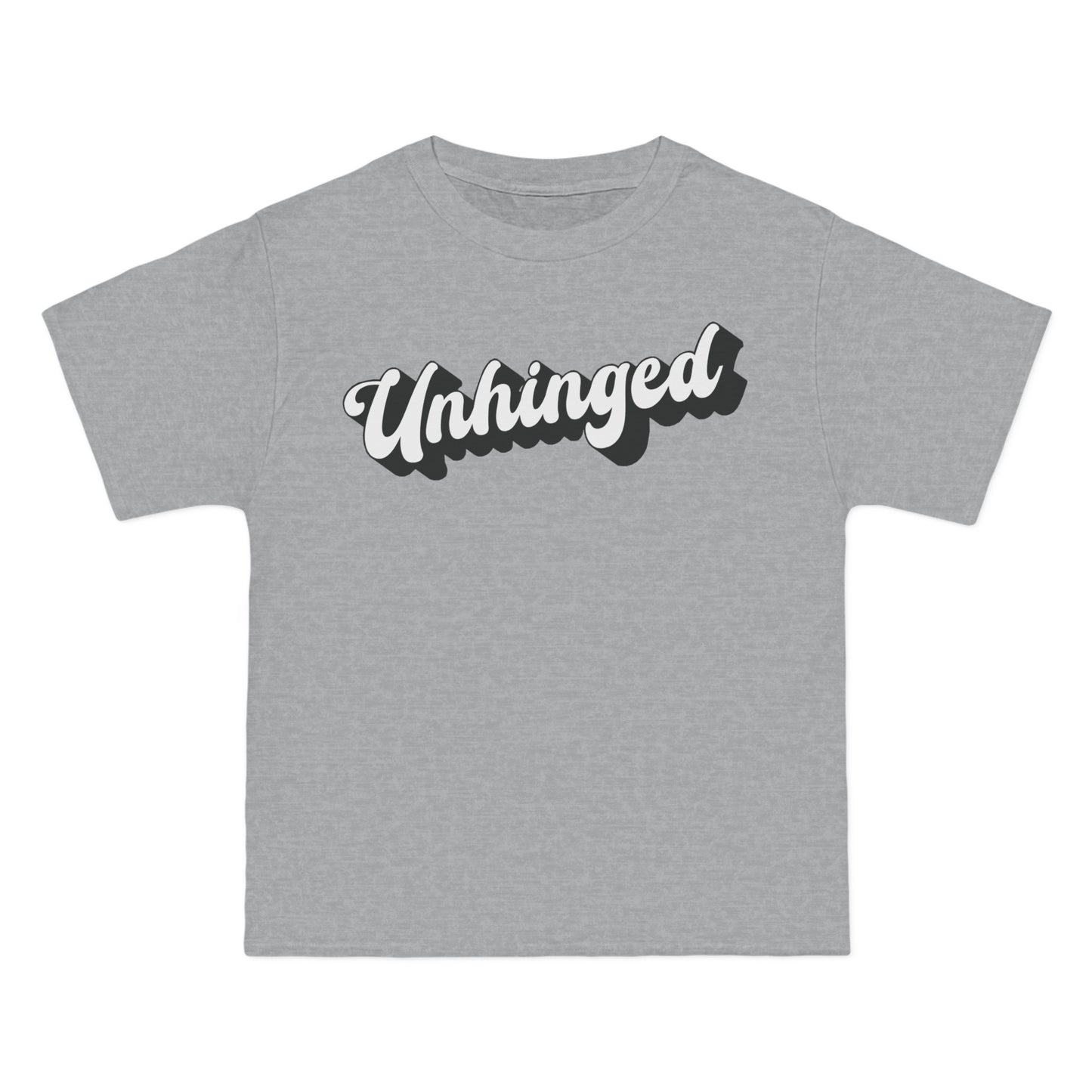 Retro "Unhinged" Oversized Graphic Tee