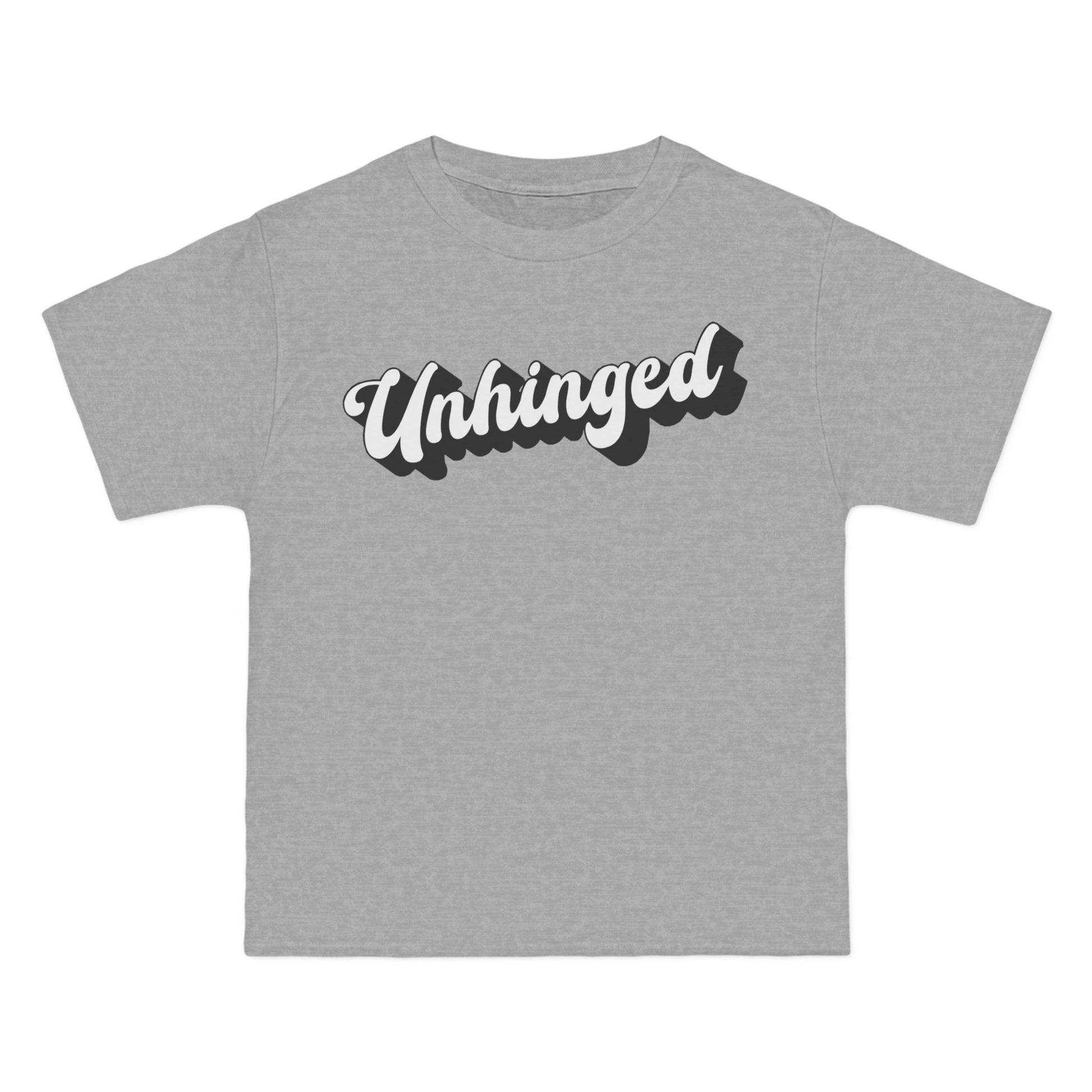 Retro "Unhinged" Oversized Graphic Tee