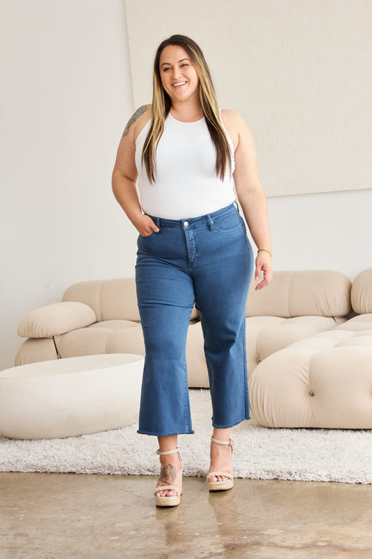 Chloe Tummy Control High Waist Jeans Blue Slate