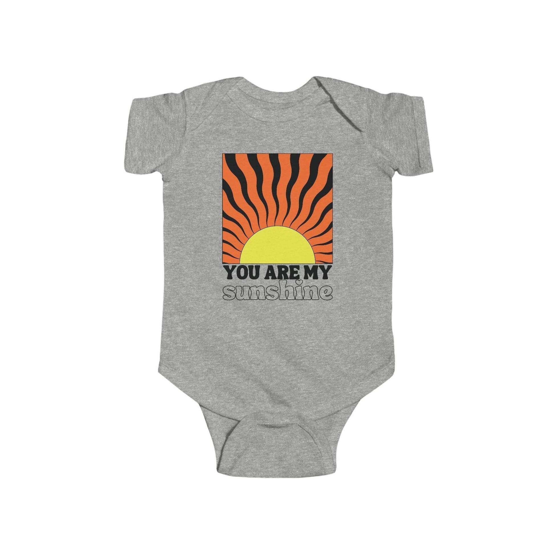 You are My Sunshine Infant Onesie Heather