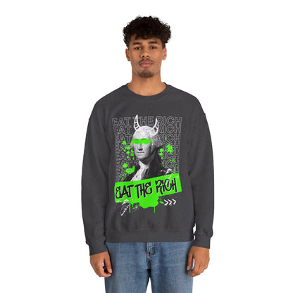 Eat the Rich Graffiti Sweatshirt