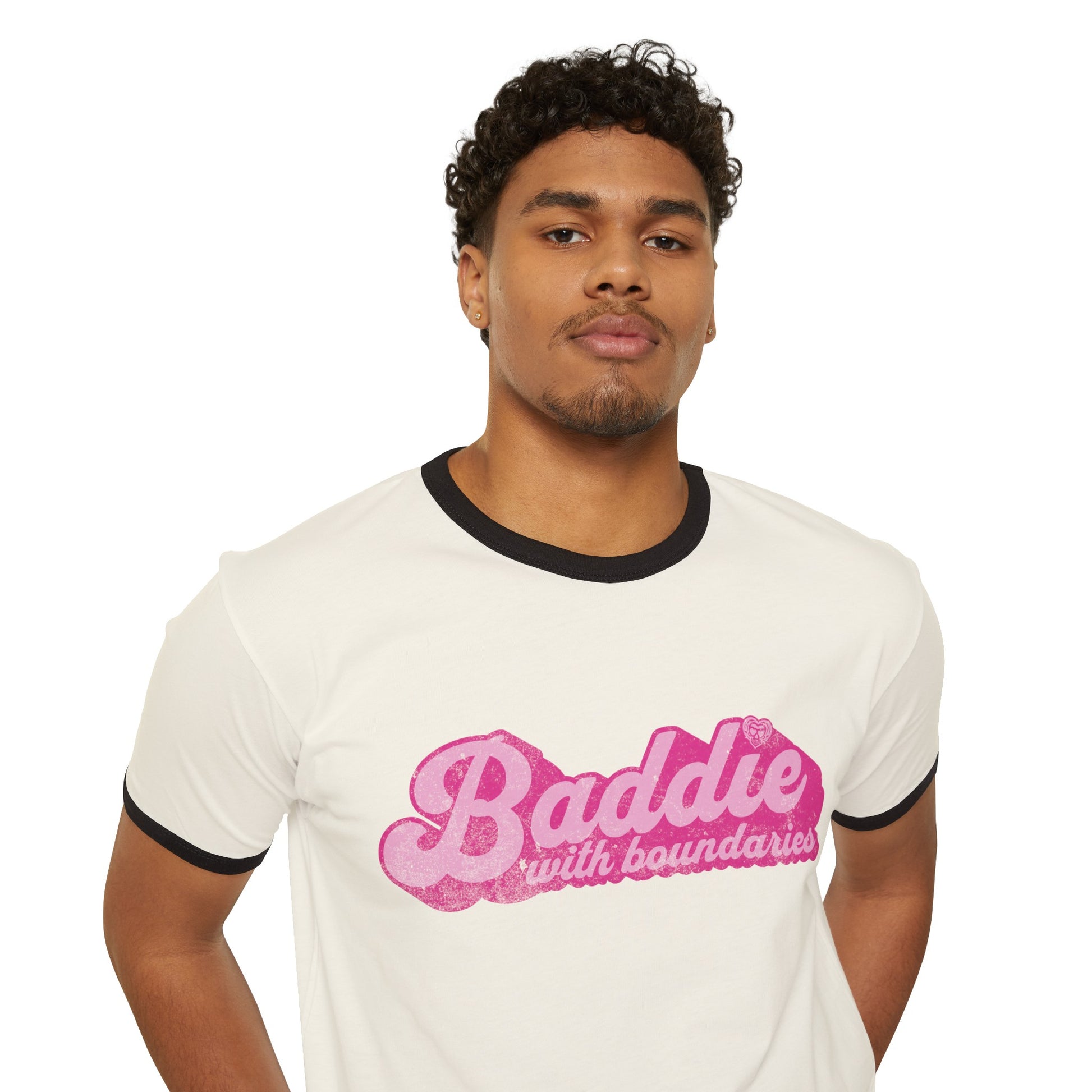 Baddie with Boundaries Ringer T-Shirt