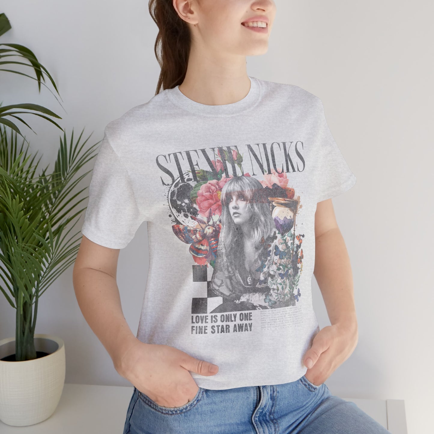 Stevie Nicks Unisex Jersey T-Shirt Ash