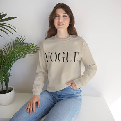 Vogue Crewneck Sweatshirt Sand