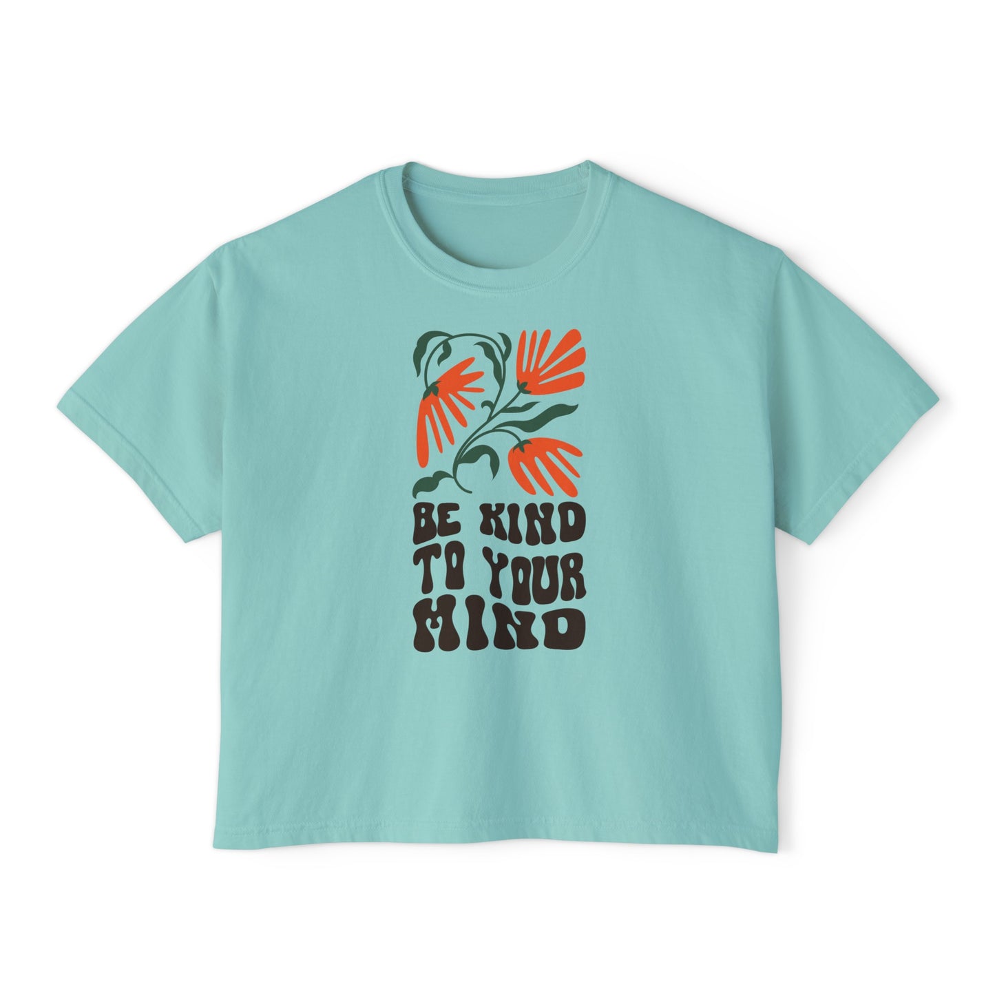 Be Kind to Your Mind Tee Chalky Mint