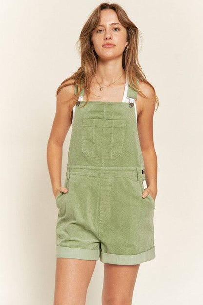 Corduroy Overalls SAGE