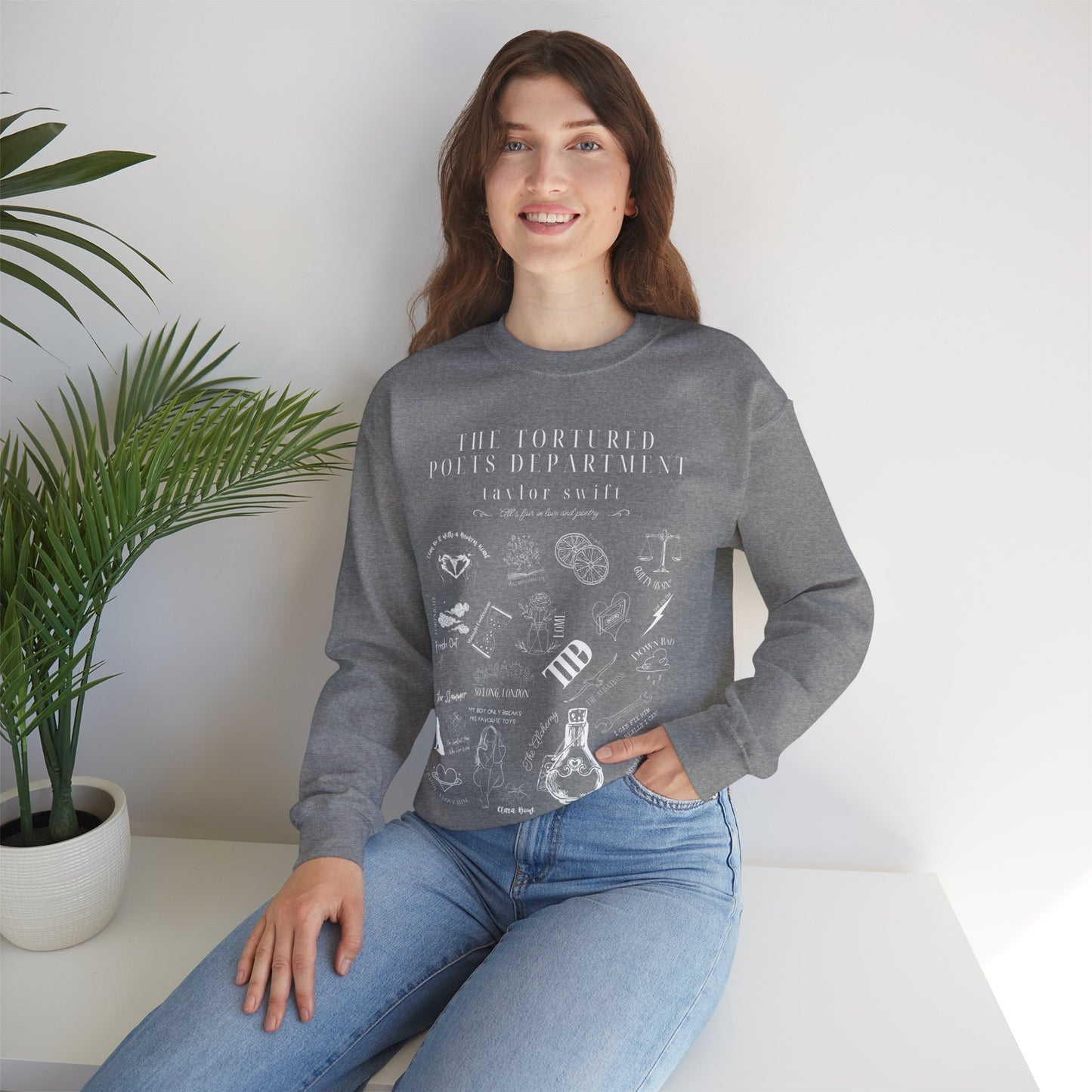 Taylor Swift TTPD Tracklist Sweatshirt