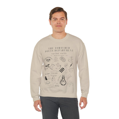 Taylor Swift TTPD Tracklist Sweatshirt