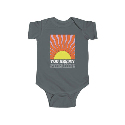 You are My Sunshine Infant Onesie Charcoal