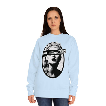 Taylor Swift | God Save The Queen | Unisex Sweatshirt Sky Blue