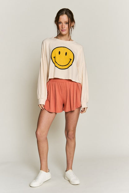 Smiley Face Cop Top