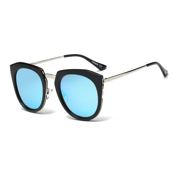 Sassy Stare Sunglasses Blue OneSize
