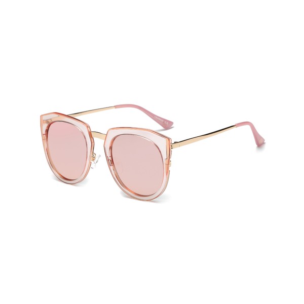 Sassy Stare Sunglasses Pink OneSize