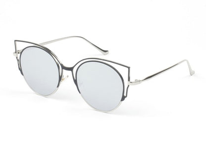 Glam Kitty Sunglasses Silver OneSize