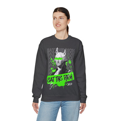 Eat the Rich Graffiti Sweatshirt