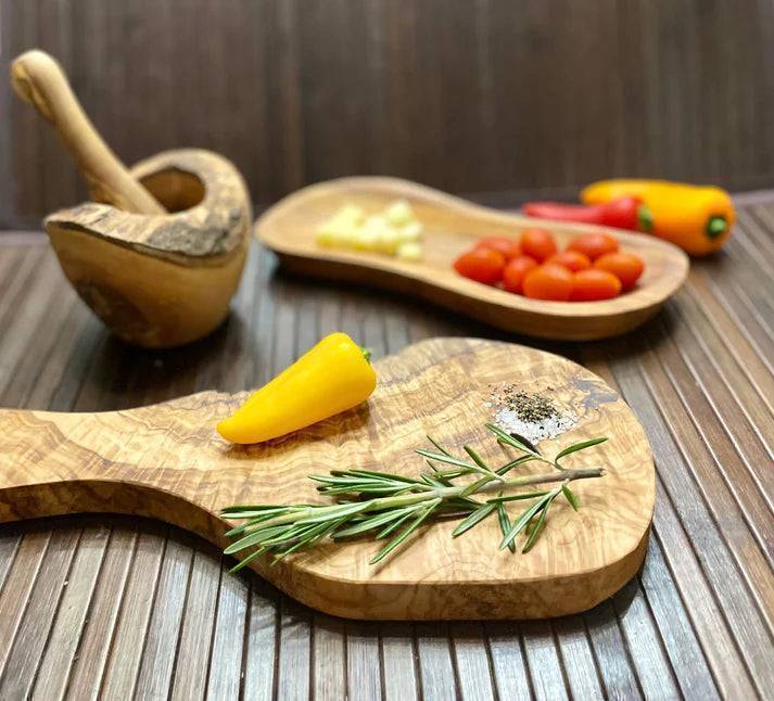 Choixe Mediterranean Olive Wood Serving Bowl