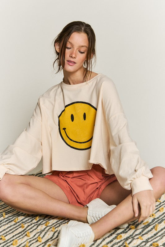 Smiley Face Cop Top