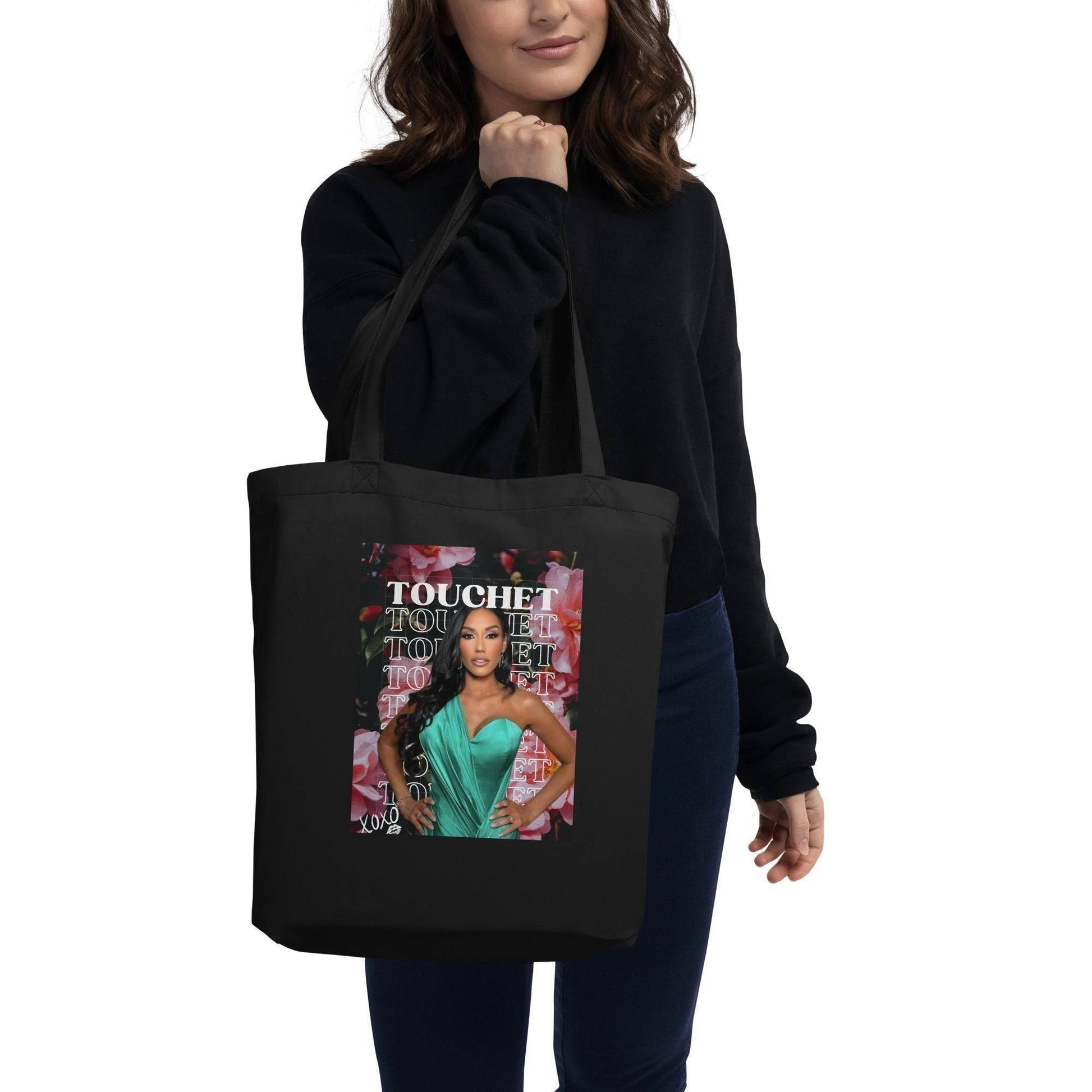 Monica Garcia Touchet Tote Bag Black