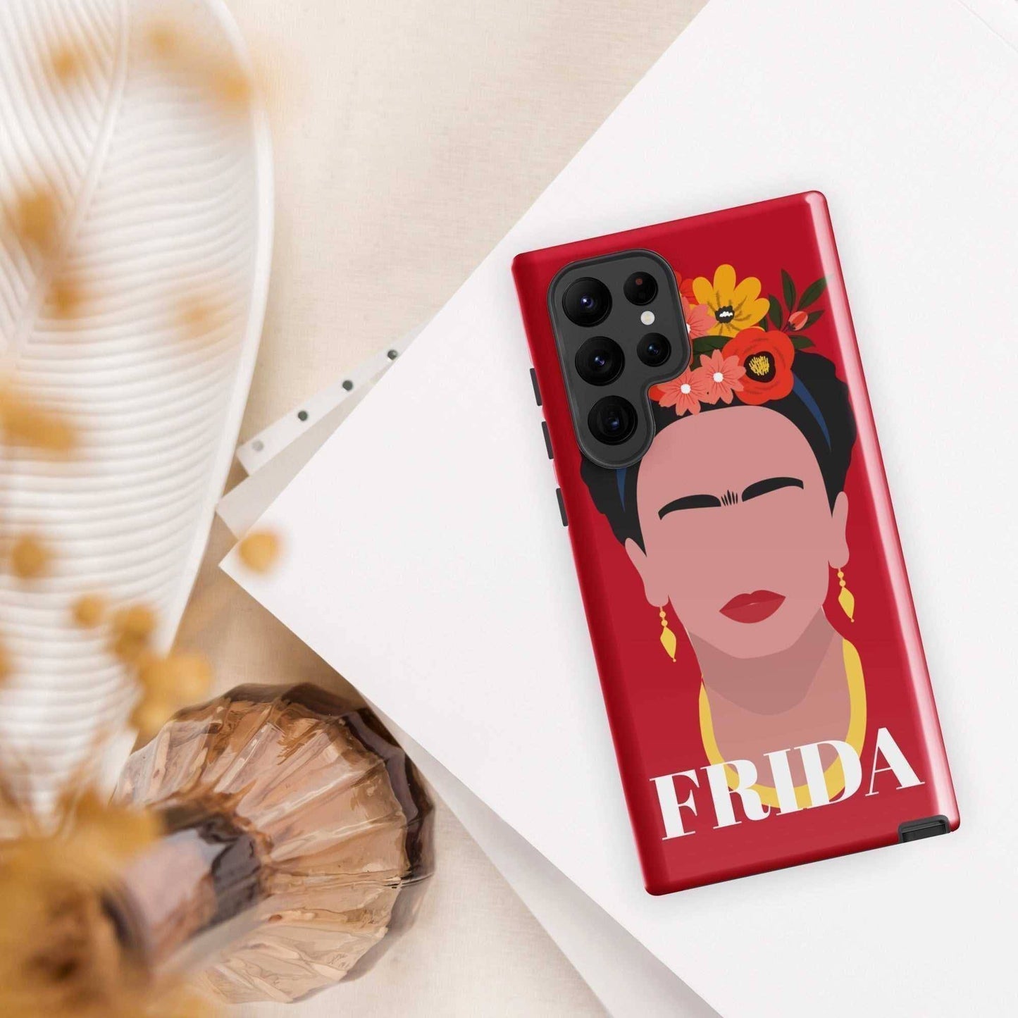 Frida Kahlo Tough case Samsung® Glossy Samsung Galaxy S22 Ultra