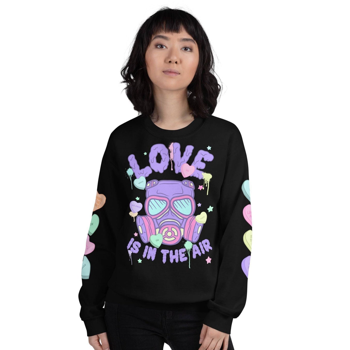 Love is in The Air Sweatshirt Black