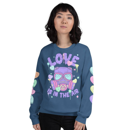 Love is in The Air Sweatshirt Indigo Blue