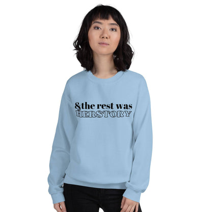 Herstory Sweatshirt Light Blue