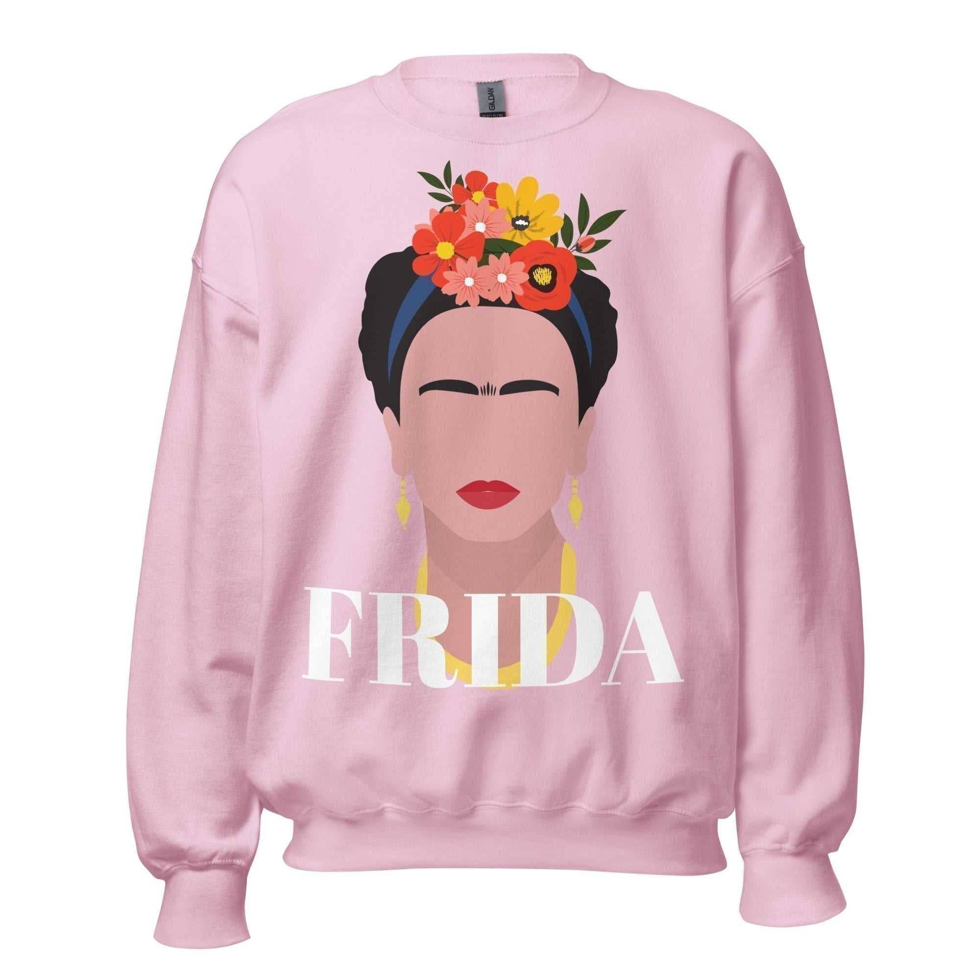 Frida Kahlo Sweatshirt Light Pink