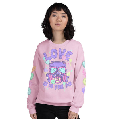Love is in The Air Sweatshirt Light Pink