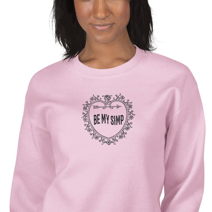 Be My Simp Embroidered Sweatshirt