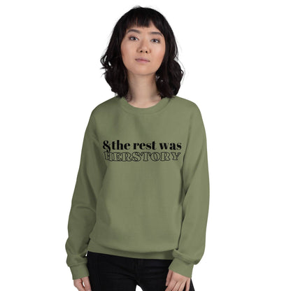Herstory Sweatshirt Military Green