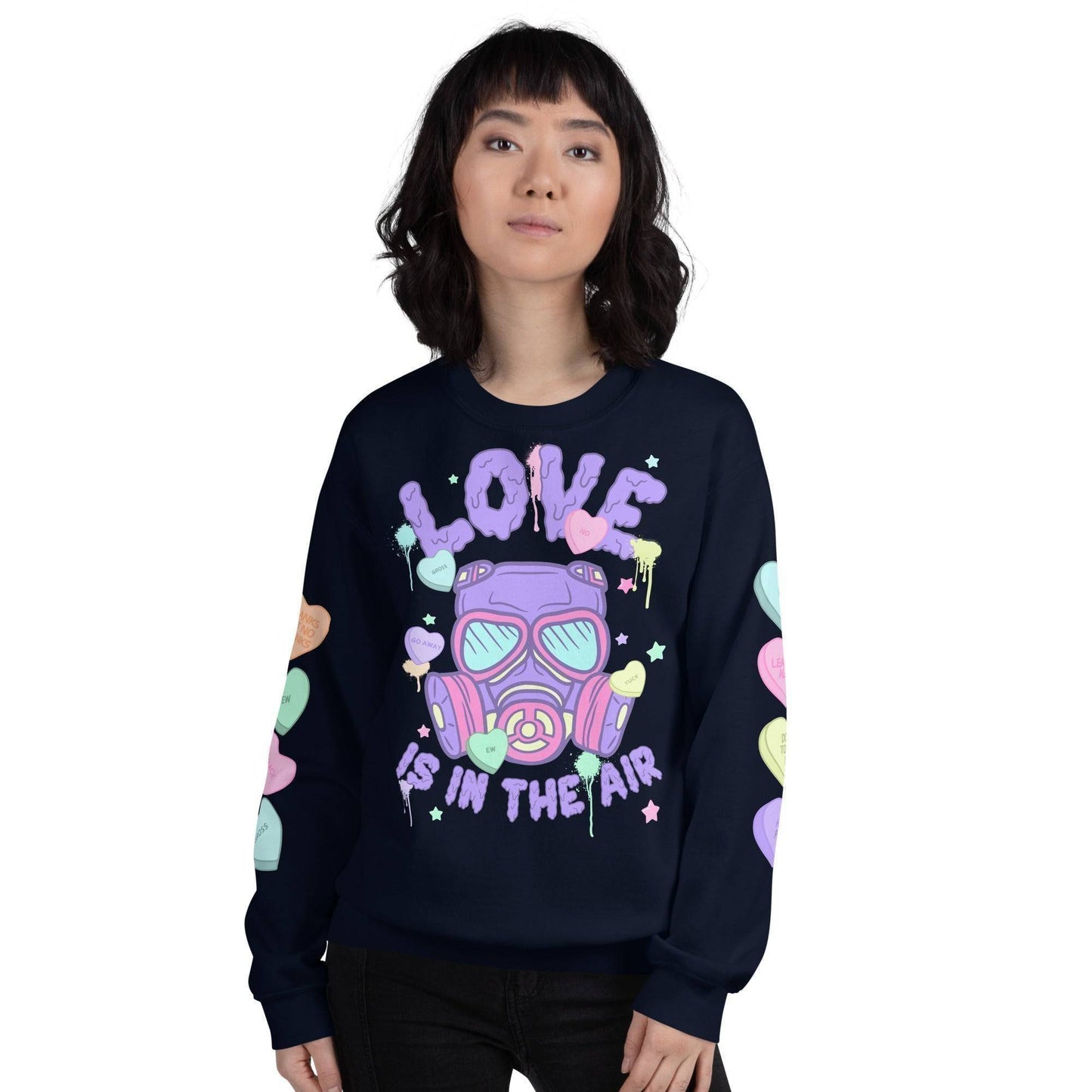 Love is in The Air Sweatshirt Navy