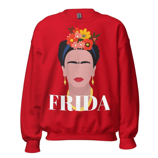 Frida Kahlo Sweatshirt Red