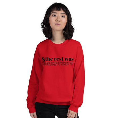 Herstory Sweatshirt Red