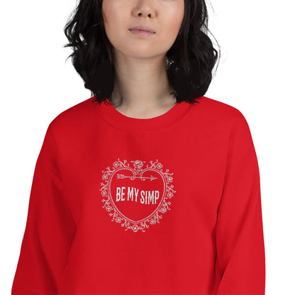 Be My Simp Embroidered Sweatshirt